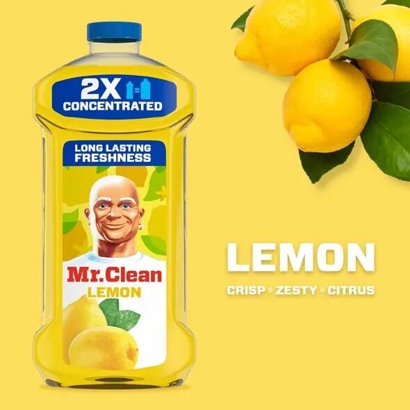 Mr. Clean Lemon 2X Concentrated All Purpose Cleaner, 23-Oz