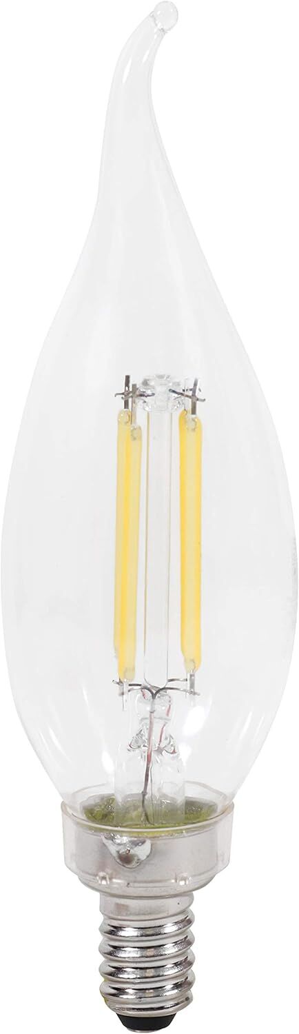 Sylvania TruWave B10 4 Watt Daylight Dimmable LED Light Bulb, 2-Pk