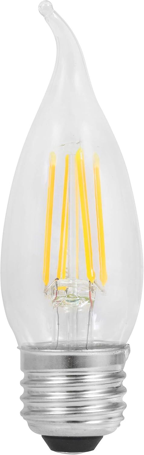 Sylvania TruWave B10 5.5 Watt Soft White Dimmable LED Light Bulb, 2-Pk