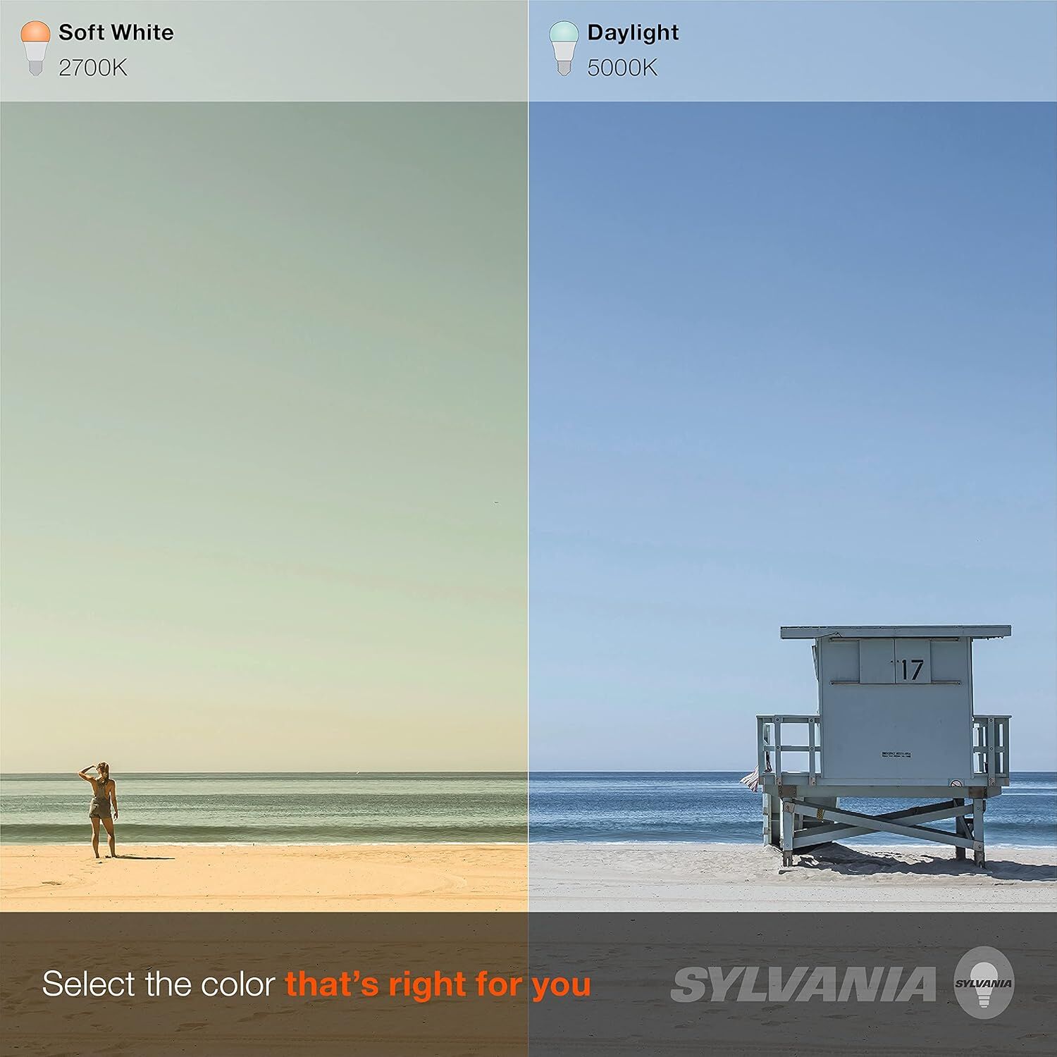 Sylvania TruWave A15 8 Watt Frosted Daylight Dimmable E26 LED Light Bulb, 2-Pk