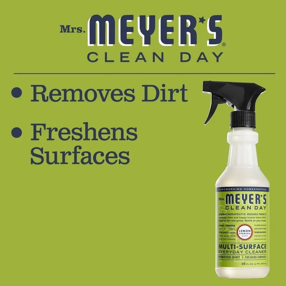 Mrs. Meyer's Clean Day Lemon Verbena Multi-Surface Everyday Cleaner, 16-Oz