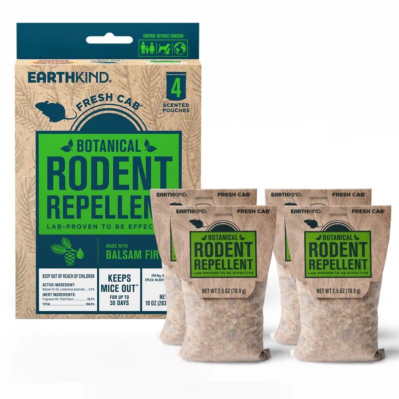 Earthkind Fresh Cab Botanical Rodent Repellent, 4-Pk