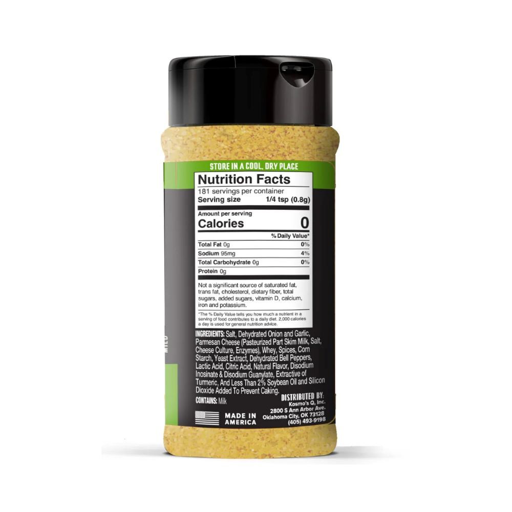 Kosmos Q Garlic Parm Wing Seasoning, 5.1-Oz
