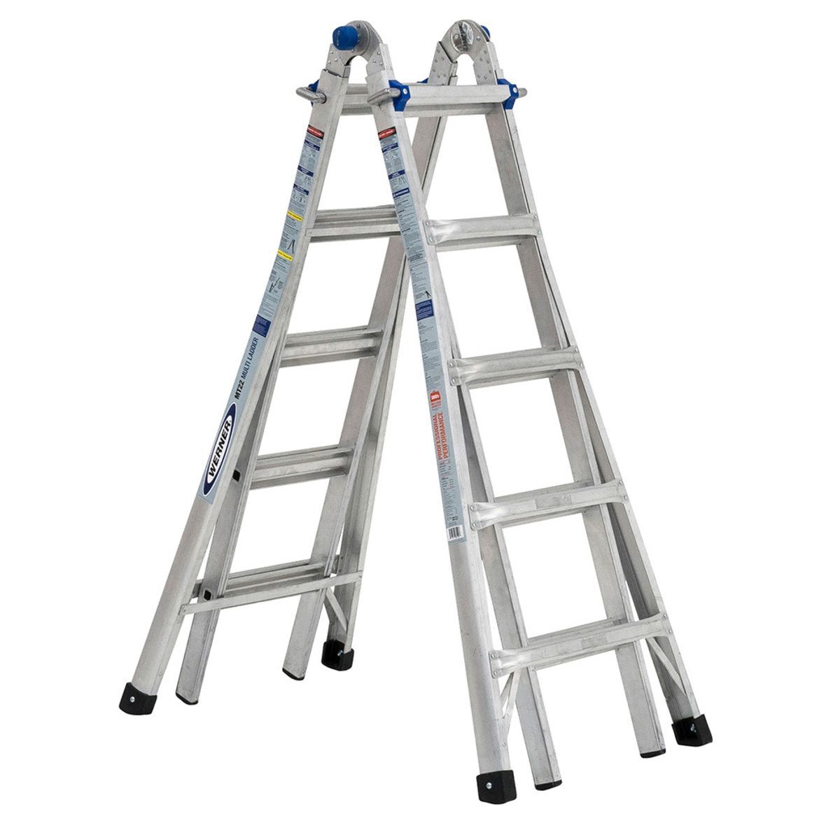 Werner MT-22 Multi-Position Ladder, Type IA, Load Capacity 300-Lb, 22-Ft