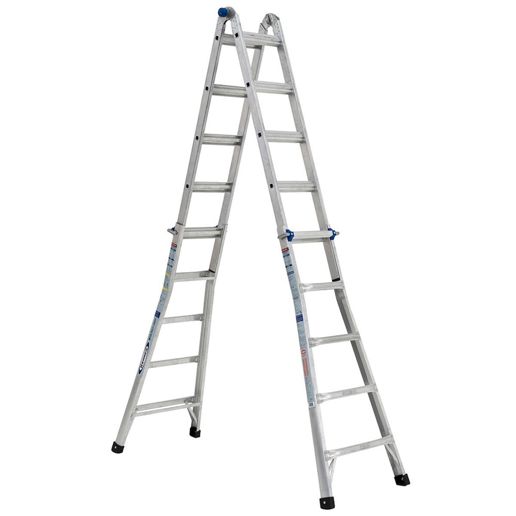 Werner MT-22 Multi-Position Ladder, Type IA, Load Capacity 300-Lb, 22-Ft