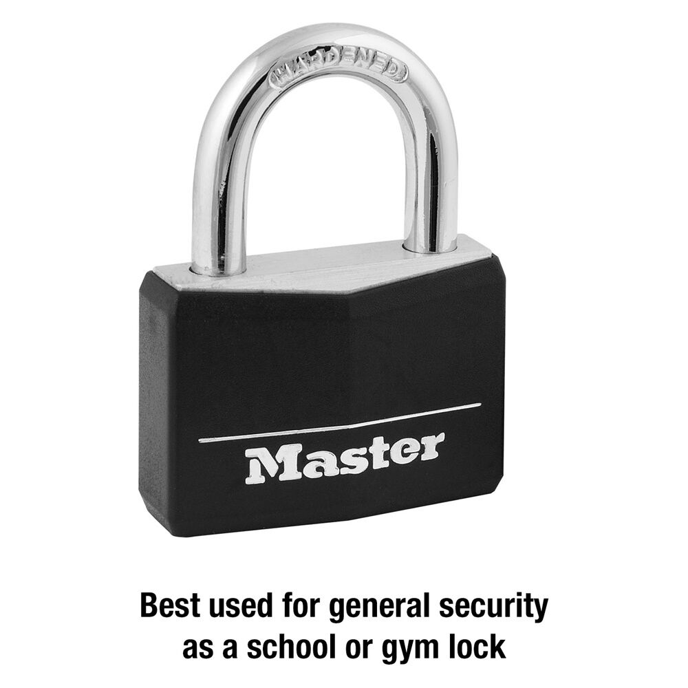 Master Lock Solid Body Padlock, 1-9/16-In