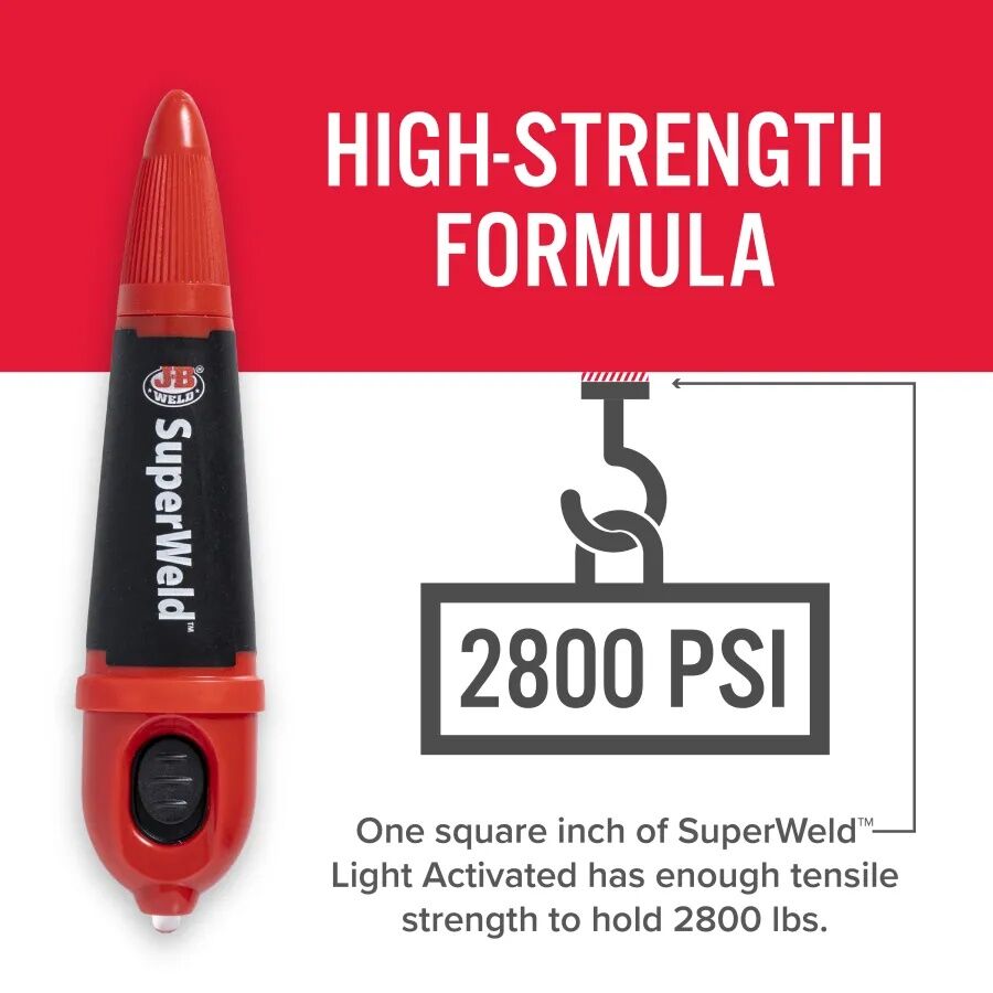 J-B Weld SuperWeld Light Activated Instant Glue, 5-g