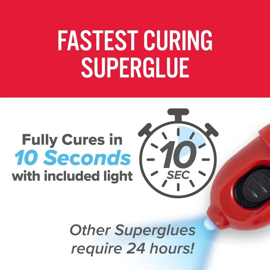 J-B Weld SuperWeld Light Activated Instant Glue, 5-g