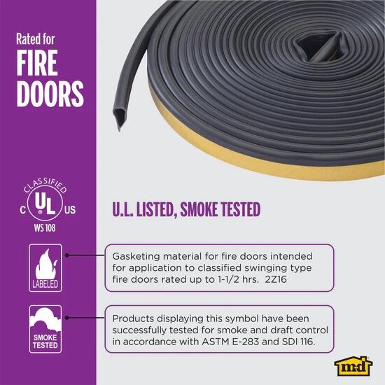 M-D Building Products Silicone Gasket Seal For Doors And Windows, 20-Ft
