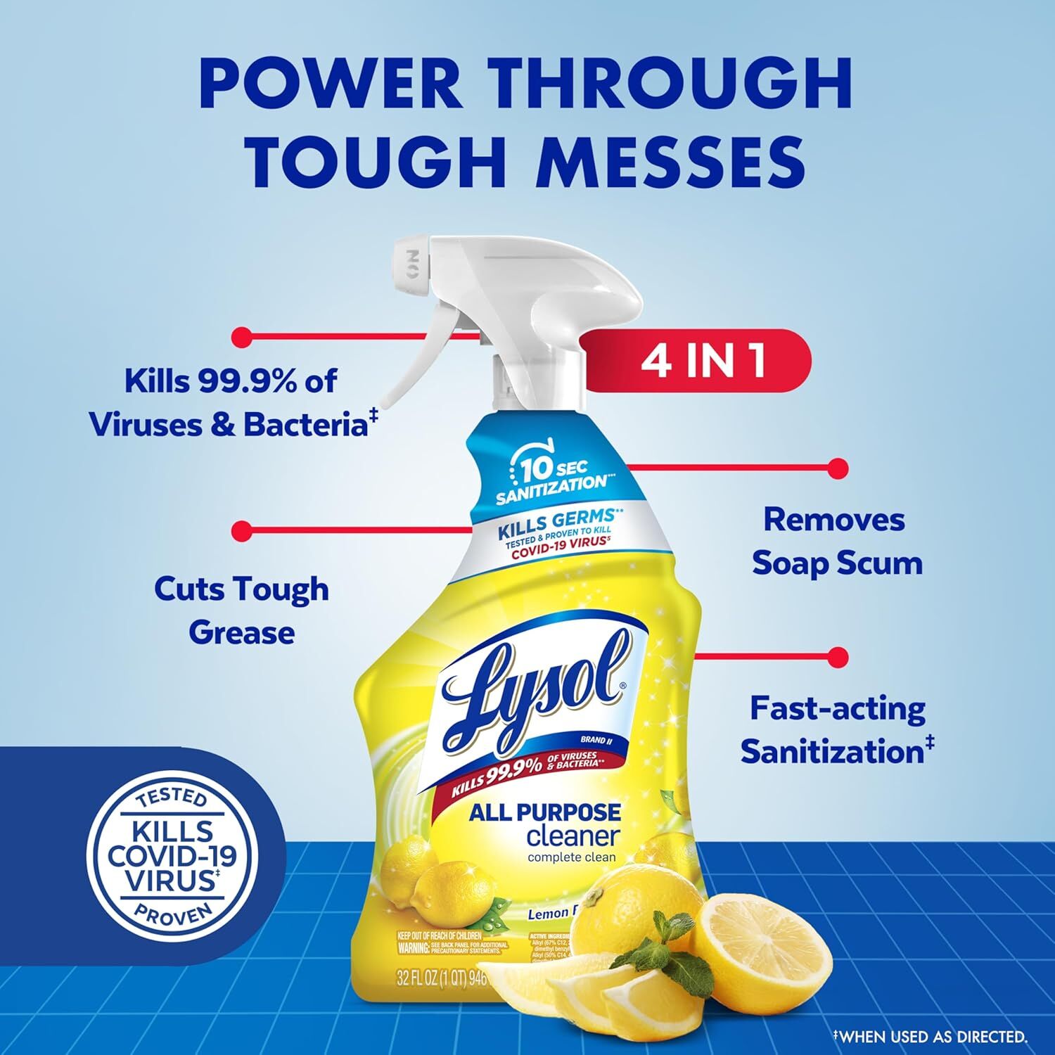 Lysol Lemon Breeze All-Purpose Cleaner, 32-Oz