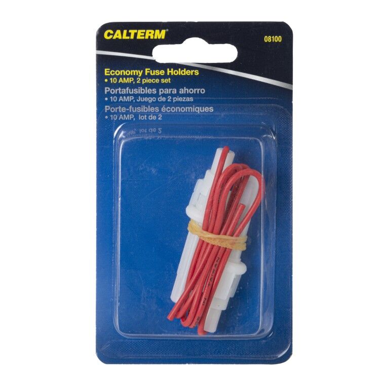 Calterm Economy AGC and MDL Fuse Holder, 10-A