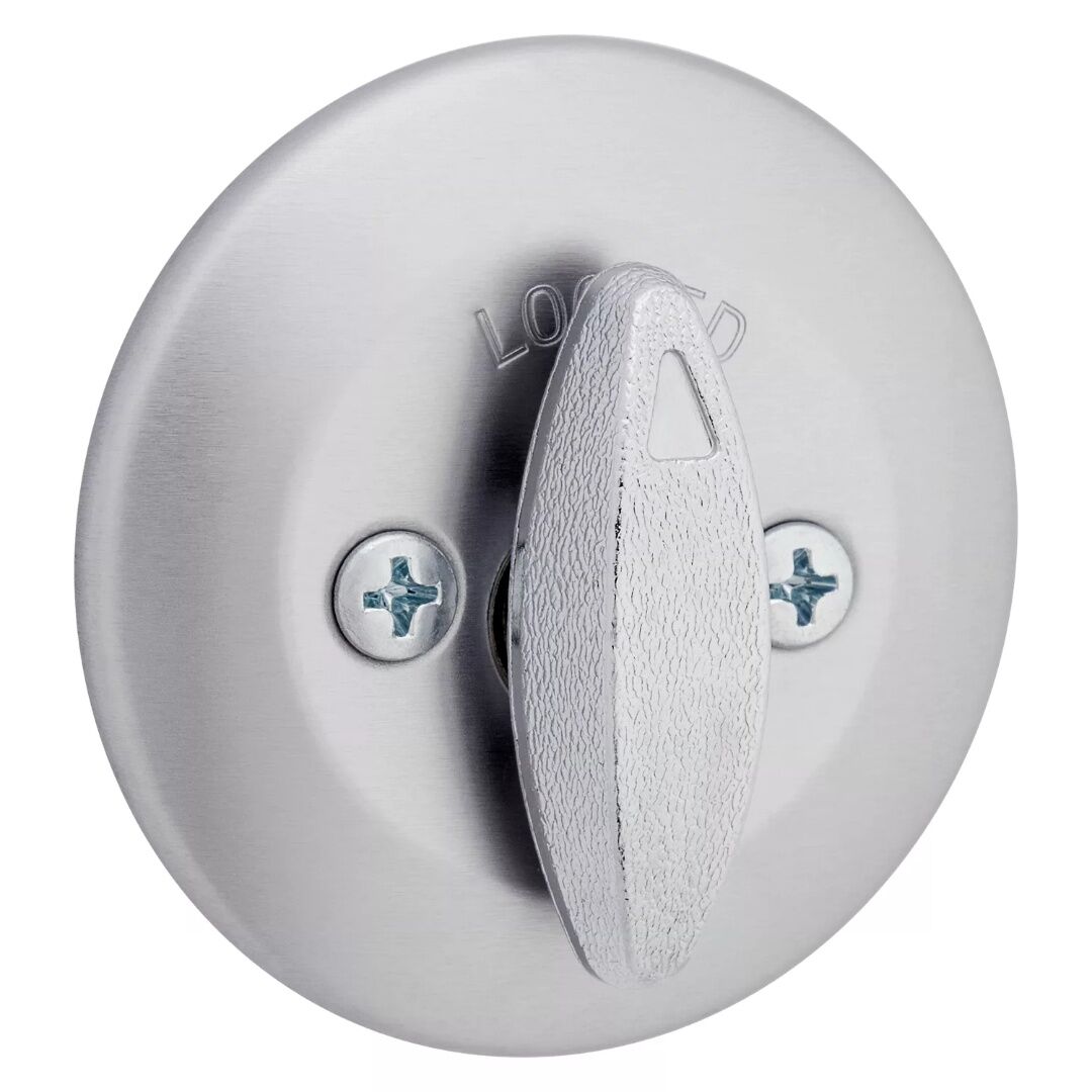 Kwikset Satin Chrome 660 Deadbolt Keyed One Side With SmartKey