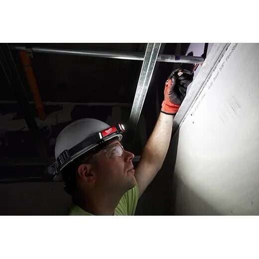 Milwaukee RedLithium USB Low-Profile Headlamp, 600-Lm