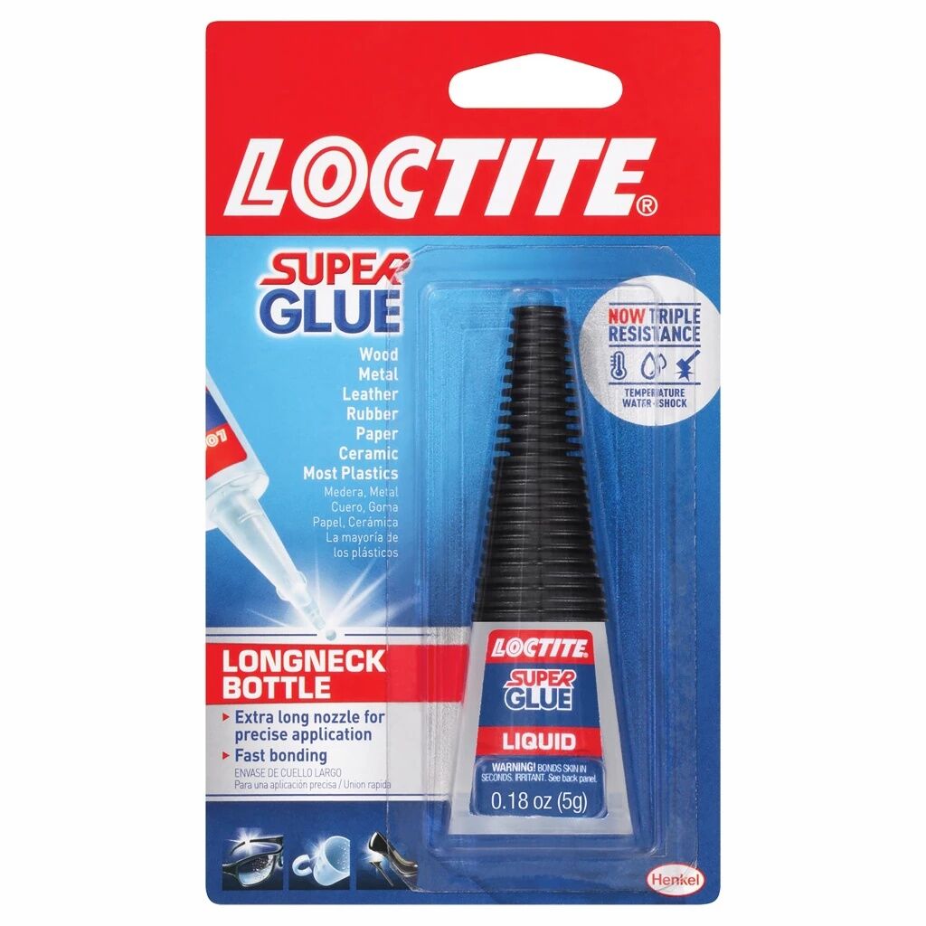 Loctite Clear Super Glue Longneck Bottle, 5-g