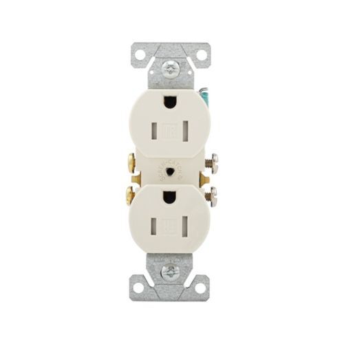 Eaton TR270LA-BOX Residential Grade Duplex Receptacle, #14-10 AWG