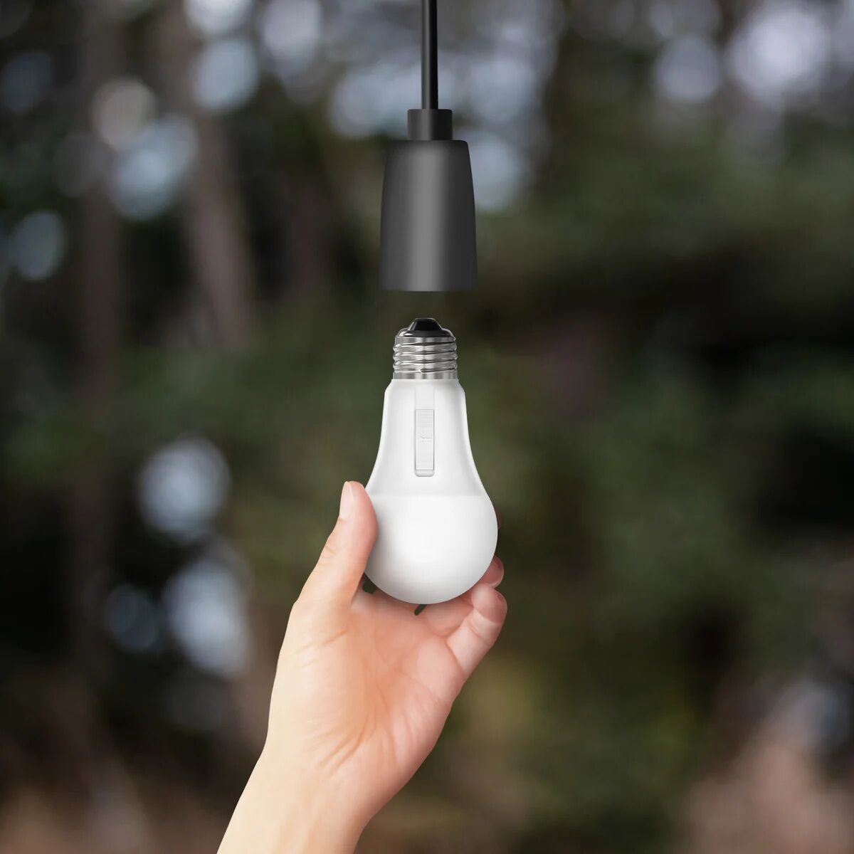 Feit Electric A19 8.8 Watt Frosted Adjustable White Sunlight Detecting LED Light Bulb