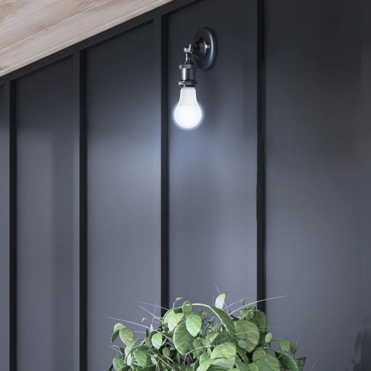 Feit Electric A19 8.8 Watt Frosted Adjustable White Sunlight Detecting LED Light Bulb