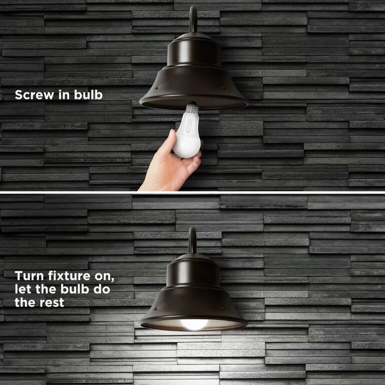 Feit Electric A19 8.8 Watt Frosted Adjustable White Sunlight Detecting LED Light Bulb