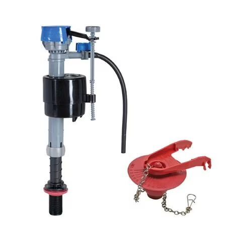 Fluidmaster PerforMAX Universal Toilet Fill Valve and 2-In Toilet Flapper Repair Kit