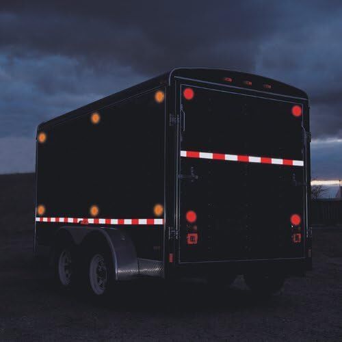 Incom Road Smart High Visibility Reflective Safety Tape, 1 1/2-In x 4-Ft