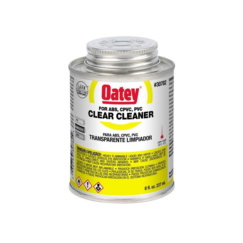 Oatey Clear Cleaner, 8-Oz