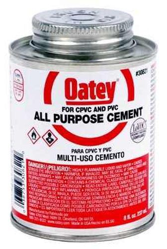 Oatey 8-Oz. All-Purpose Solvent Cement - Clear