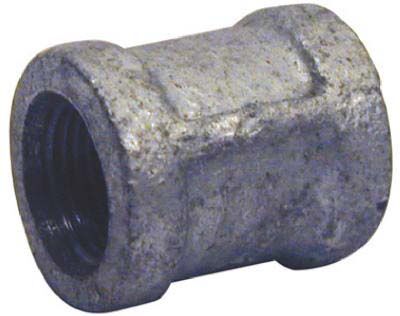 BK Products Galvanized Coupling With Stop - 2 in
