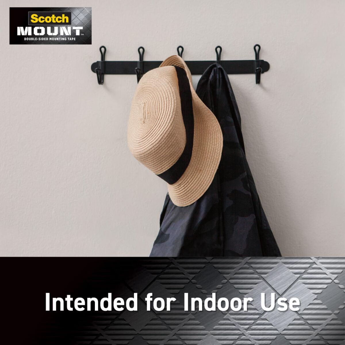 3M Scotch-Mount Indoor Double-Sided Mounting Tape, 1-In x 125-In