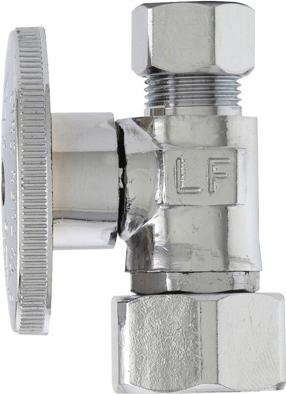 Plumb Pak Brass Body Repair Valve, 1/2-In FIP x 3/8-In Compression