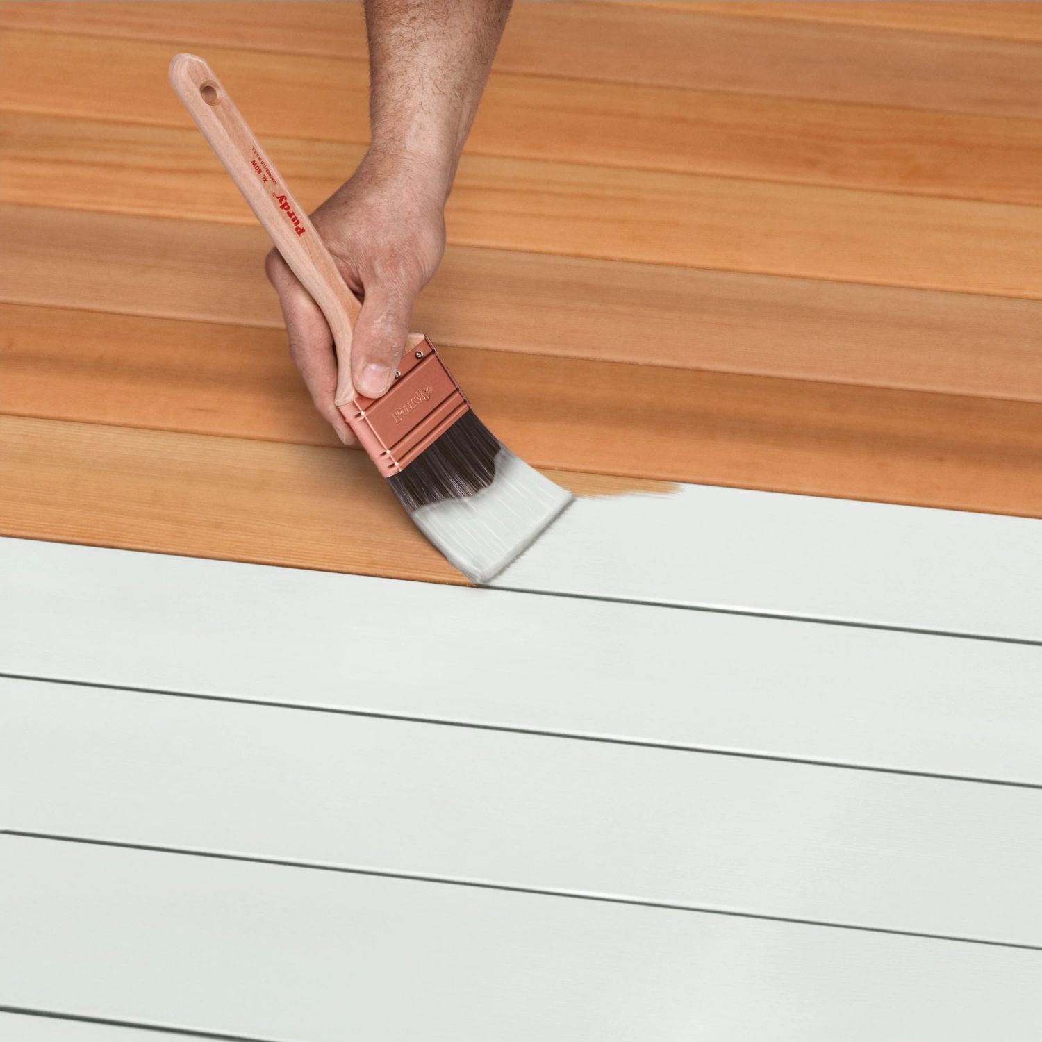 Cabot Solid Color White Base Acrylic Stain + Sealer, 1-Gal