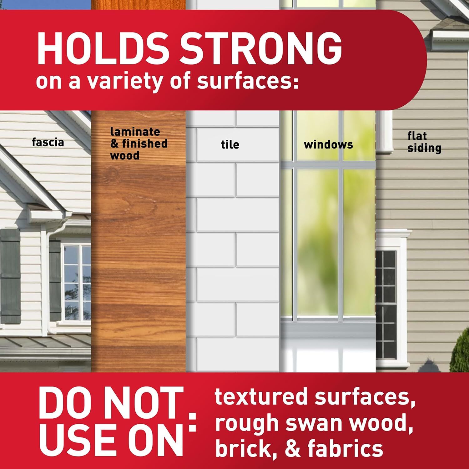 Command Large Clear Outdoor Window Hook