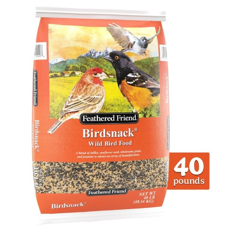 Feathered Friend Birdsnack Wild Bird Food, 40 lbs.
