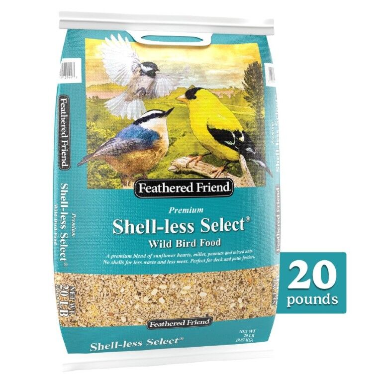 Feathered Friend Shell-less Select Wild Bird Food, 20 lbs.