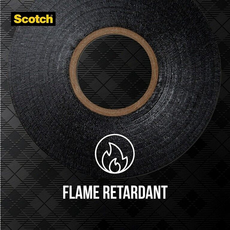 Scotch Super 33+ Black Vinyl Electrical Tape, 3/4-In x 200-In