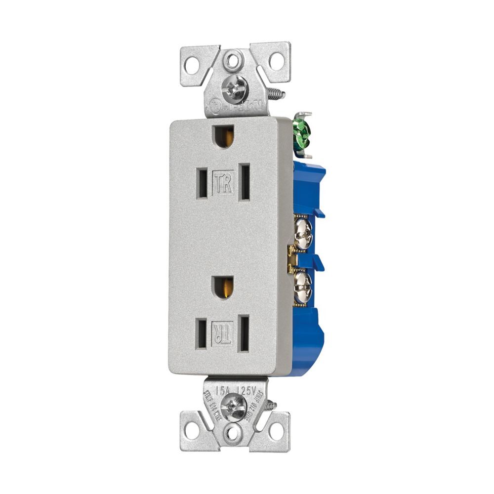 Eaton TR1107SG-SP-L Receptacle, 15-A