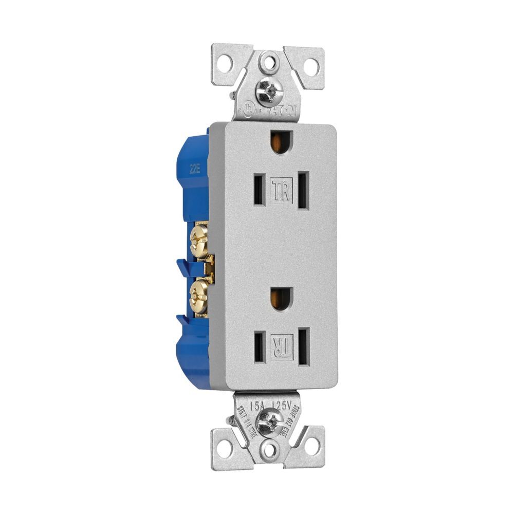 Eaton TR1107SG-SP-L Receptacle, 15-A