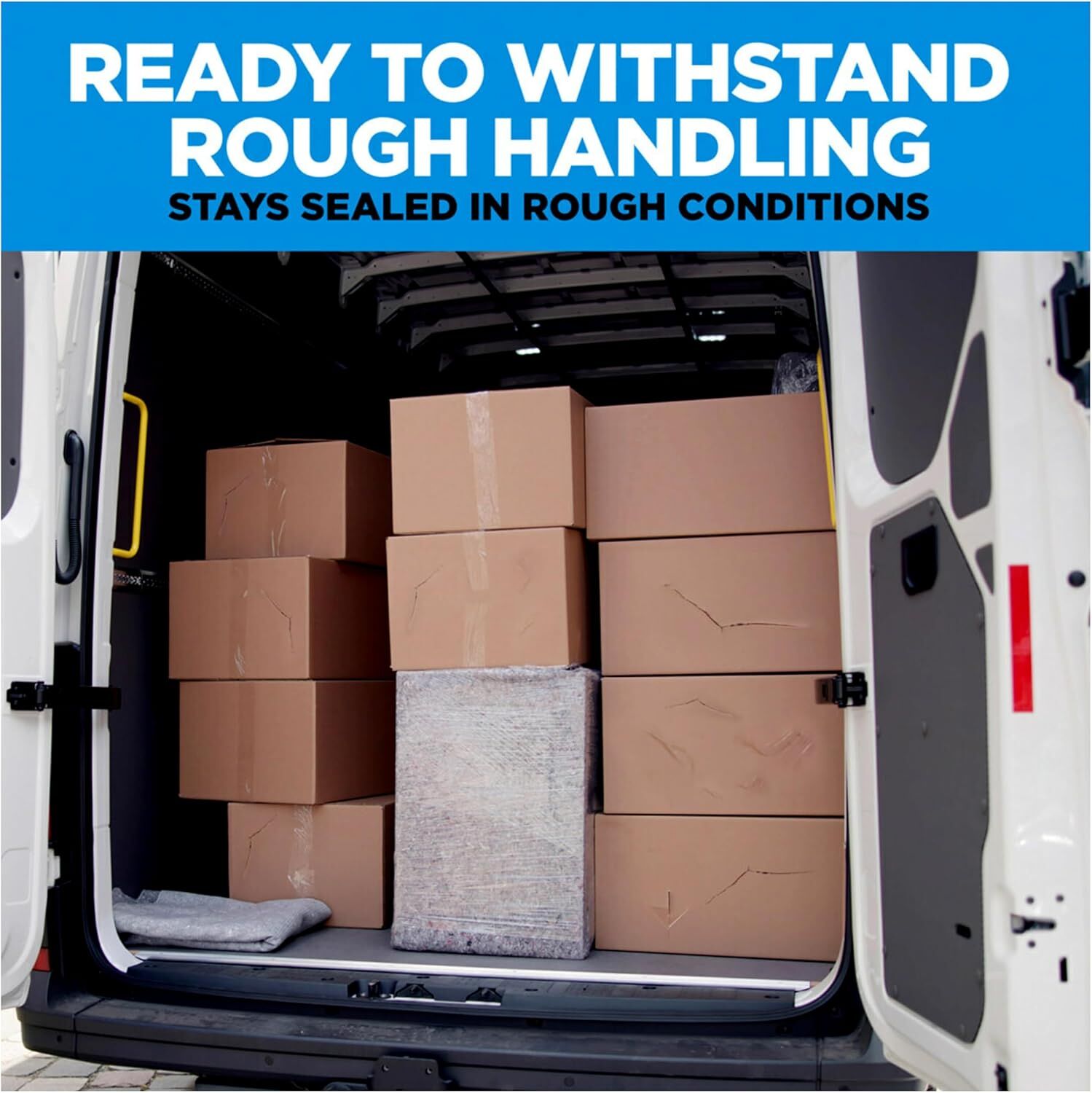 3M Scotch Heavy Duty Shipping Packaging Tape With Dispenser, 1.88-In x 38.2-Yd