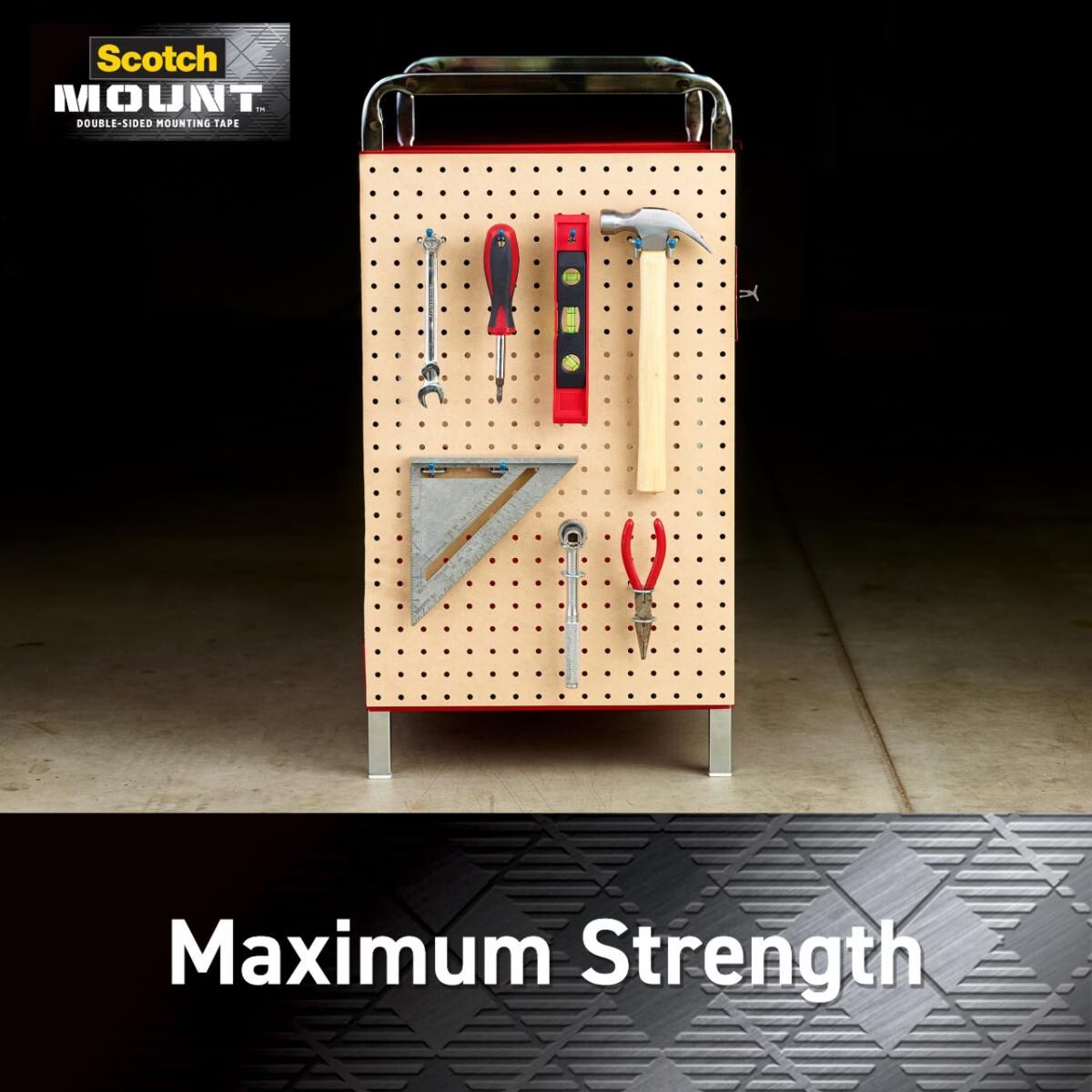 Scotch Extremely Strong Mounting Strips, 1-In x 3-In, 8-Pk