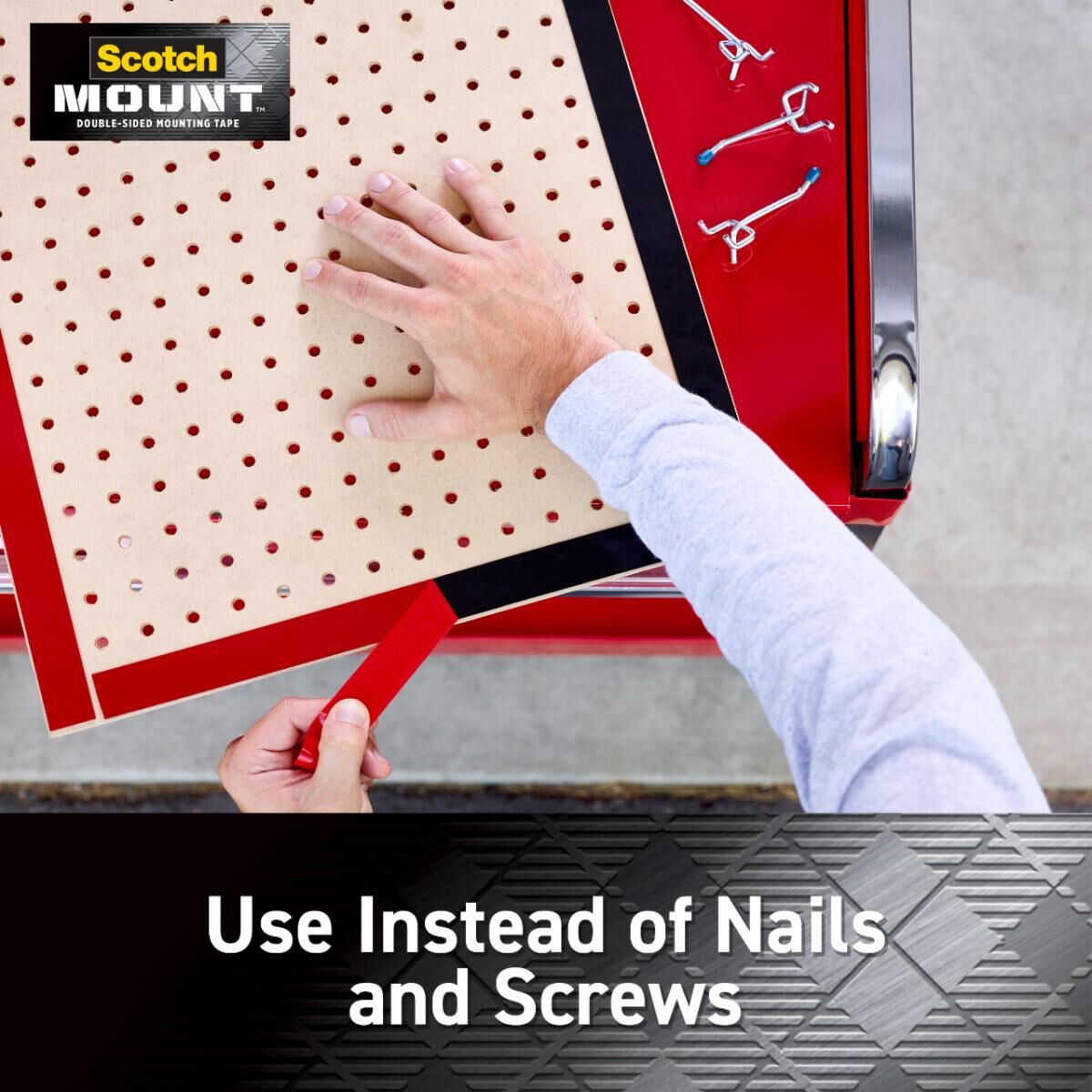 Scotch Extremely Strong Mounting Strips, 1-In x 3-In, 8-Pk