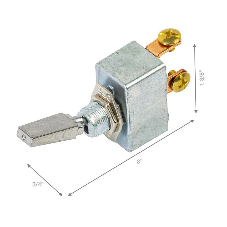 Calterm Heavy Duty On/Off Toggle Switch, 35-A