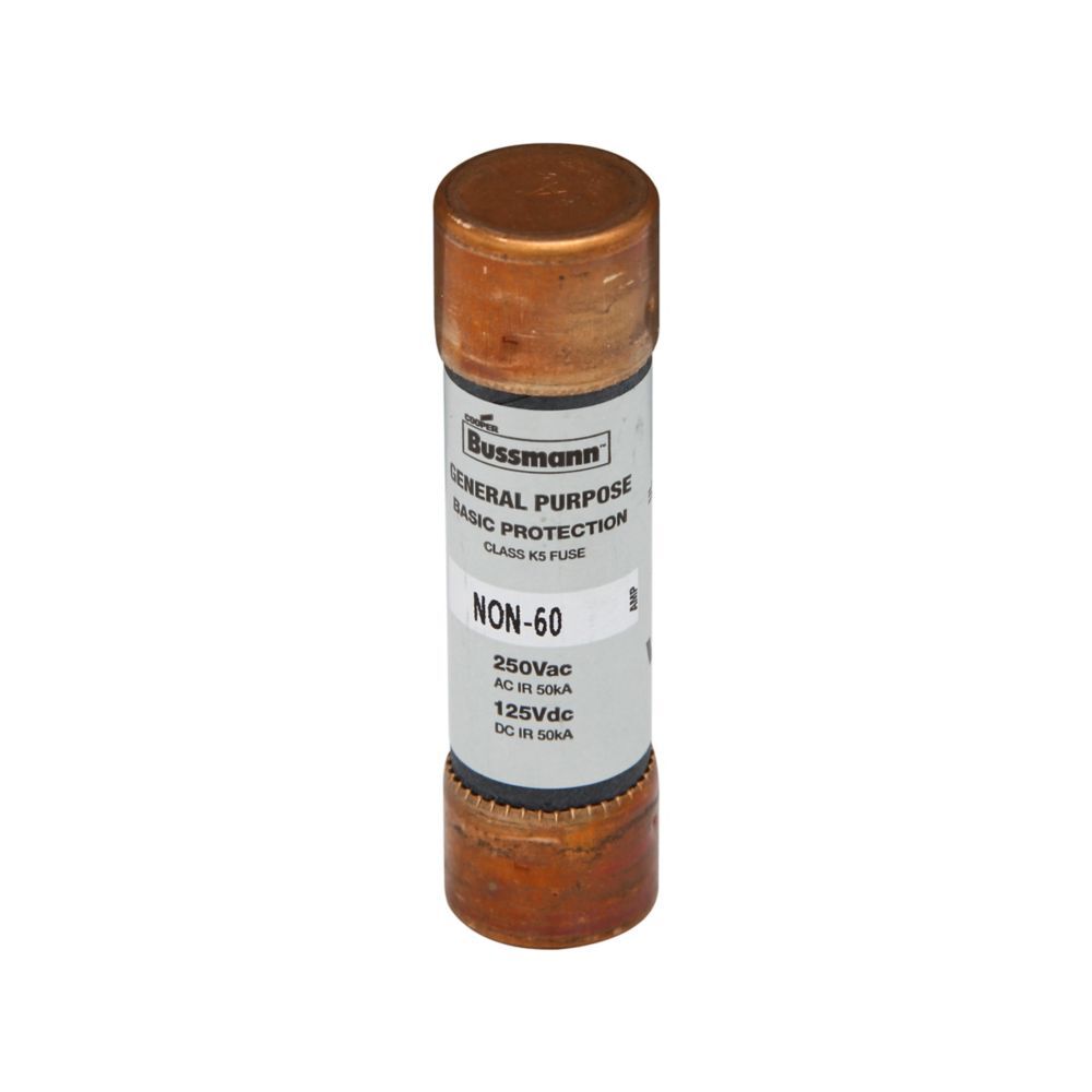 Bussmann Class K5 fuse NON-60 Non-Indicating Non-Current-Limiting General Purpose Fuse, 60-A, 10-Pk