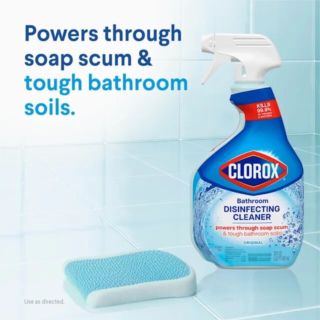 Clorox Disinfecting Bathroom Cleaner Spray, 30-Oz