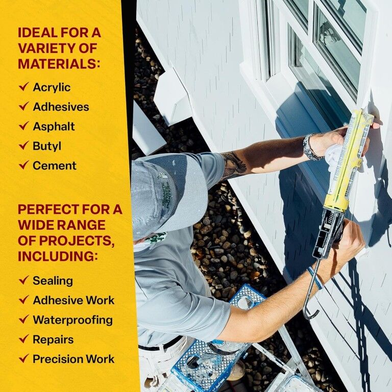 Dripless ETS2000 Ergo Composite Caulk Gun, 10-Oz