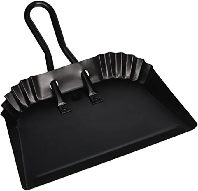 Simple Spaces Black Dust Pan, 12-In