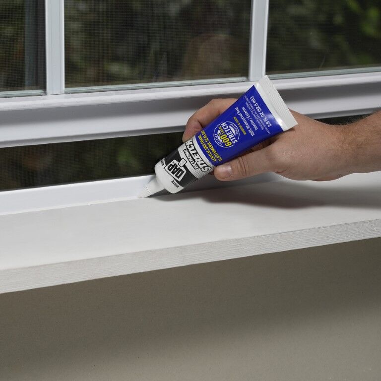 DAP Extreme Stretch White Acrylic Urethane Premium Elastomeric Sealant, 10.1-Oz