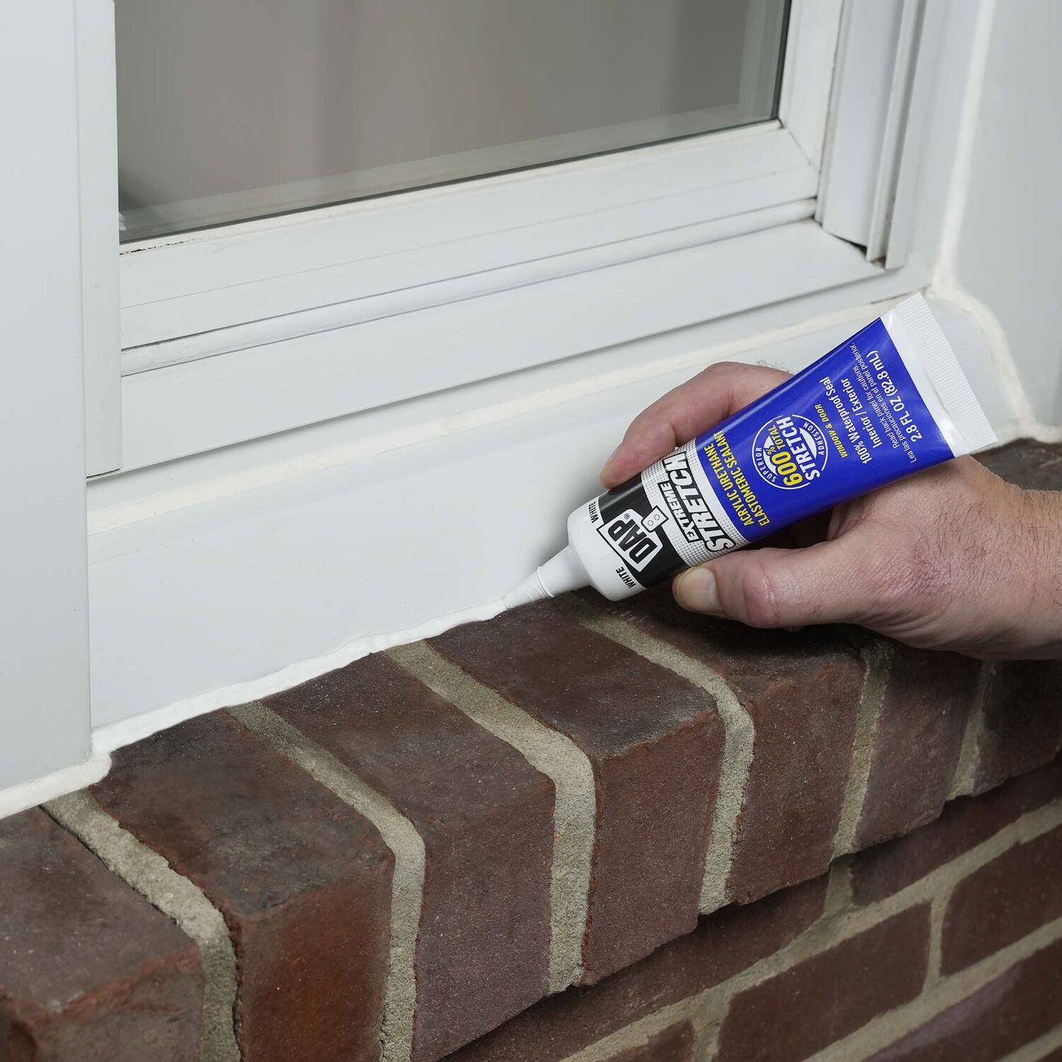 DAP Extreme Stretch White Acrylic Urethane Premium Elastomeric Sealant, 10.1-Oz