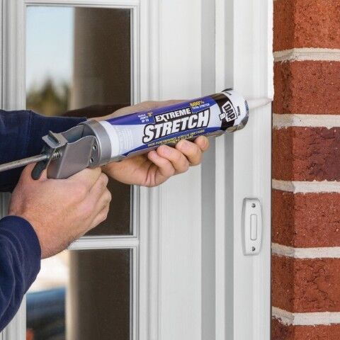 DAP Extreme Stretch White Acrylic Urethane Premium Elastomeric Sealant, 10.1-Oz