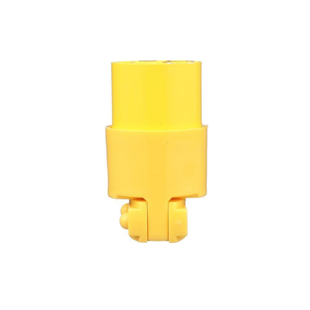 Eaton Arrow Hart Yellow NEMA 5-15R Commercial Straight Blade Connector 18-12 Gauge, 15-A, 125-V