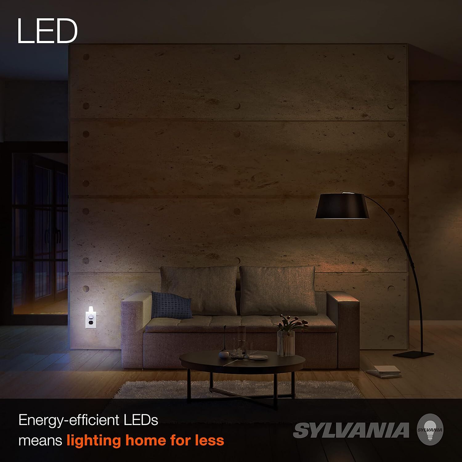 Sylvania LED C7 Accent Light Bulb, 0.6-W, 2-Pk