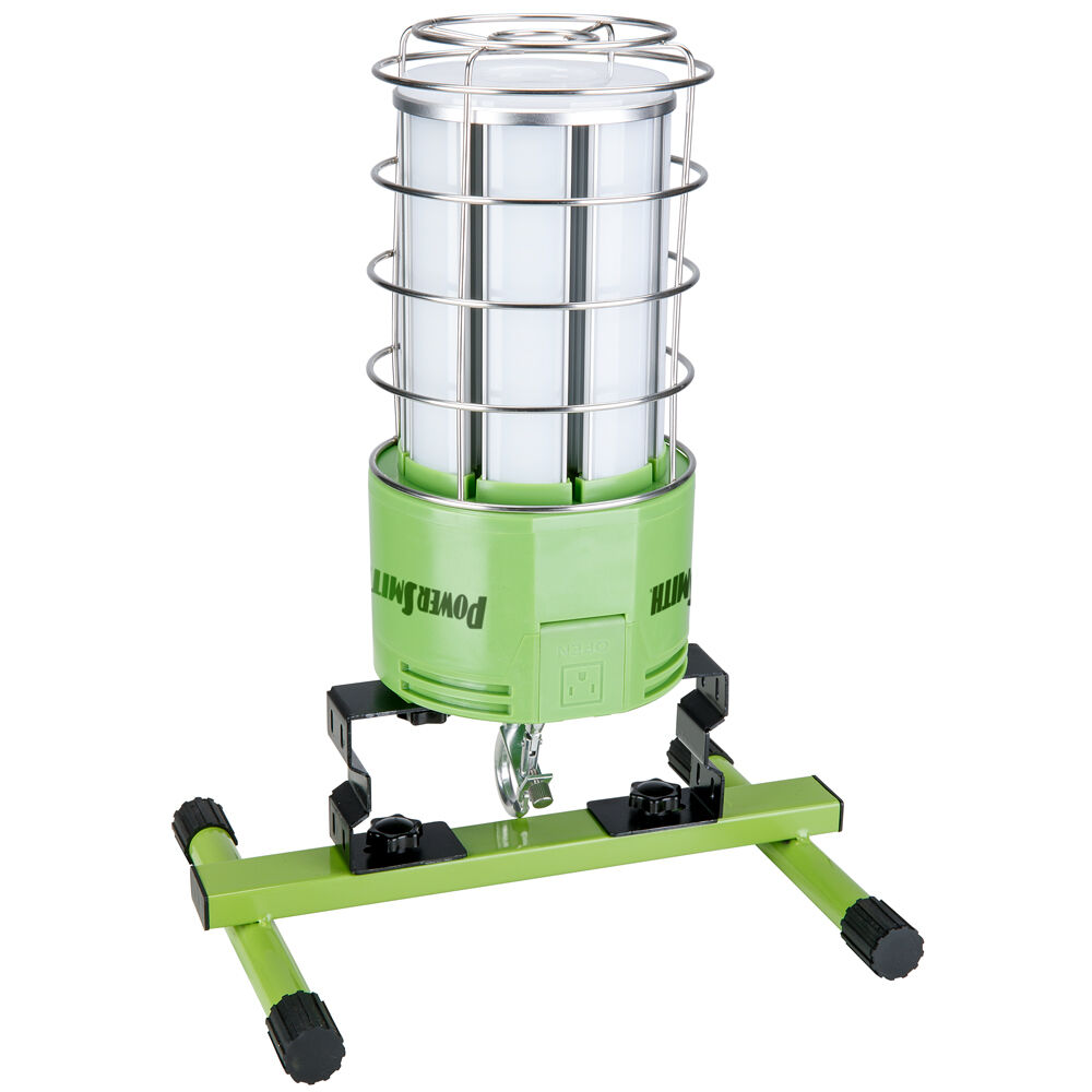 Power Smith Corded Temporary LED Work Light, 12,000-Lm